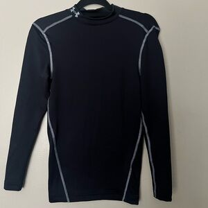 Under Armour Men's Black Heat Gear Long Sleeve Shirt
